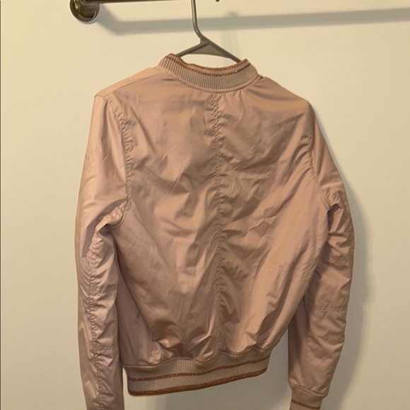American Eagle Outfitters Pink Bomber Jacket - Picture 3 of 5
